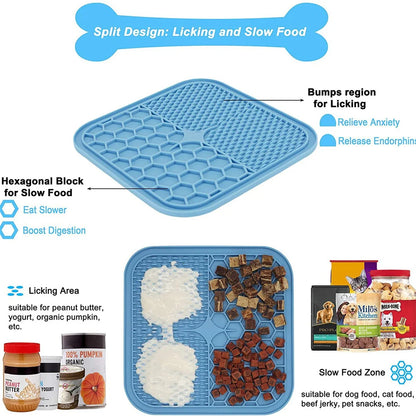 Pet Lick Silicone Mat for Dogs